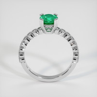 0.73 Ct. Emerald Ring, Platinum 950 3