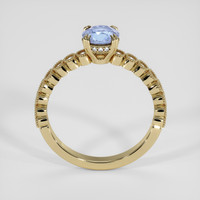 1.02 Ct. Blue Sapphire Ring, 18K Yellow Gold 3