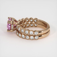 2.15 Ct. Sapphire Ring, 14K Rose Gold 4