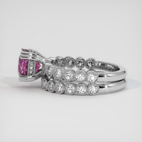 2.10 Ct. Sapphire Ring, 14K White Gold 4