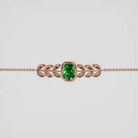 <span>1.01</span>&nbsp;<span class="tooltip-light">Ct.Tw.<span class="tooltiptext">Total Carat Weight</span></span> Tsavorite Garnet Bracelet, 14K Rose Gold 1