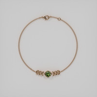 <span>0.80</span>&nbsp;<span class="tooltip-light">Ct.Tw.<span class="tooltiptext">Total Carat Weight</span></span> Gemstone Bracelet, 14K Rose Gold 3