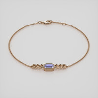 0.98 Ct.Tw. Gemstone Bracelet, 14K Rose Gold 2