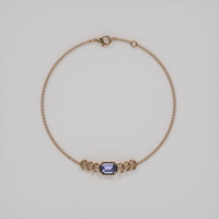 0.98 Ct.Tw. Gemstone Bracelet, 14K Rose Gold 3