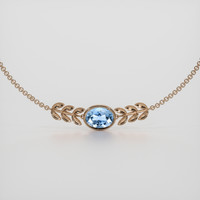 0.95 Ct.Tw. Gemstone Bracelet, 14K Rose Gold 1