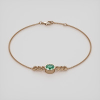 <span>0.99</span>&nbsp;<span class="tooltip-light">Ct.Tw.<span class="tooltiptext">Total Carat Weight</span></span> Gemstone Bracelet, 14K Rose Gold 2