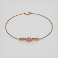 <span>0.83</span>&nbsp;<span class="tooltip-light">Ct.Tw.<span class="tooltiptext">Total Carat Weight</span></span> Gemstone Bracelet, 14K Rose Gold 2