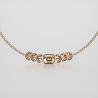 0.60 Ct.Tw. Gemstone Bracelet, 14K Rose Gold 1