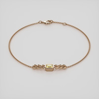 0.60 Ct.Tw. Gemstone Bracelet, 14K Rose Gold 2