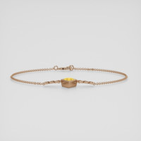 <span>1.24</span>&nbsp;<span class="tooltip-light">Ct.Tw.<span class="tooltiptext">Total Carat Weight</span></span> Yellow Sapphire Bracelet, 14K Rose Gold 2