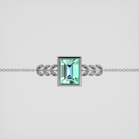 <span>3.42</span>&nbsp;<span class="tooltip-light">Ct.Tw.<span class="tooltiptext">Total Carat Weight</span></span> Emerald Bracelet, 18K White Gold 1