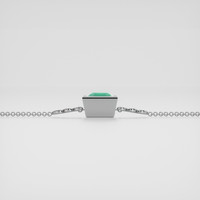 <span>3.42</span>&nbsp;<span class="tooltip-light">Ct.Tw.<span class="tooltiptext">Total Carat Weight</span></span> Emerald Bracelet, 18K White Gold 4