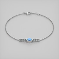 <span>0.95</span>&nbsp;<span class="tooltip-light">Ct.Tw.<span class="tooltiptext">Total Carat Weight</span></span> Gemstone Bracelet, 18K White Gold 2