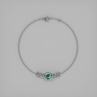 <span>0.99</span>&nbsp;<span class="tooltip-light">Ct.Tw.<span class="tooltiptext">Total Carat Weight</span></span> Gemstone Bracelet, 18K White Gold 3