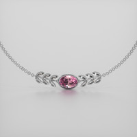 0.83 Ct.Tw. Gemstone Bracelet, 18K White Gold 1