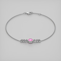 <span>0.73</span>&nbsp;<span class="tooltip-light">Ct.Tw.<span class="tooltiptext">Total Carat Weight</span></span> Gemstone Bracelet, 18K White Gold 2