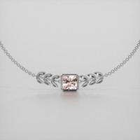 0.94 Ct.Tw. Gemstone Bracelet, 18K White Gold 1