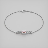 <span>0.94</span>&nbsp;<span class="tooltip-light">Ct.Tw.<span class="tooltiptext">Total Carat Weight</span></span> Gemstone Bracelet, 18K White Gold 2