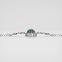 <span>1.83</span> <span class="tooltip-light">Ct.Tw.<span class="tooltiptext">Total Carat Weight</span></span> Greenish Blue Sapphire Bracelet, 18K White Gold 4