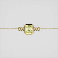 <span>7.72</span>&nbsp;<span class="tooltip-light">Ct.Tw.<span class="tooltiptext">Total Carat Weight</span></span> Yellow Sapphire Bracelet, 14K Yellow Gold 1