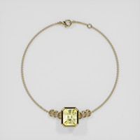 <span>7.72</span> <span class="tooltip-light">Ct.Tw.<span class="tooltiptext">Total Carat Weight</span></span> Yellow Sapphire Bracelet, 14K Yellow Gold 2