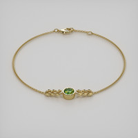 <span>0.80</span>&nbsp;<span class="tooltip-light">Ct.Tw.<span class="tooltiptext">Total Carat Weight</span></span> Gemstone Bracelet, 18K Yellow Gold 2