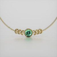 0.99 Ct.Tw. Gemstone Bracelet, 18K Yellow Gold 1