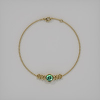 0.99 Ct.Tw. Gemstone Bracelet, 18K Yellow Gold 3