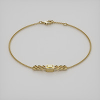 <span>0.60</span>&nbsp;<span class="tooltip-light">Ct.Tw.<span class="tooltiptext">Total Carat Weight</span></span> Gemstone Bracelet, 18K Yellow Gold 2