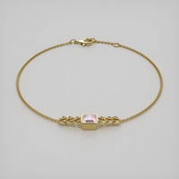 0.94 Ct.Tw. Gemstone Bracelet, 18K Yellow Gold 2