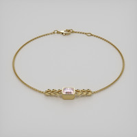 <span>0.94</span>&nbsp;<span class="tooltip-light">Ct.Tw.<span class="tooltiptext">Total Carat Weight</span></span> Gemstone Bracelet, 18K Yellow Gold 2