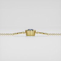 <span>1.06</span> <span class="tooltip-light">Ct.Tw.<span class="tooltiptext">Total Carat Weight</span></span> Blue Sapphire Bracelet, 18K Yellow Gold 4