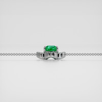 <span>3.79</span>&nbsp;<span class="tooltip-light">Ct.Tw.<span class="tooltiptext">Total Carat Weight</span></span> Emerald Bracelet, 18K White Gold 4