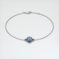 <span>1.25</span>&nbsp;<span class="tooltip-light">Ct.Tw.<span class="tooltiptext">Total Carat Weight</span></span> Gemstone Bracelet, 18K White Gold 2