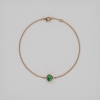 0.73 Ct.Tw. Gemstone Bracelet, 14K Rose Gold 3
