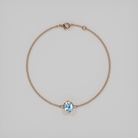 <span>0.98</span>&nbsp;<span class="tooltip-light">Ct.Tw.<span class="tooltiptext">Total Carat Weight</span></span> Gemstone Bracelet, 14K Rose Gold 3