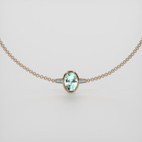 0.81 Ct.Tw. Gemstone Bracelet, 14K Rose Gold 1