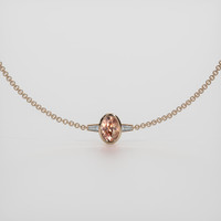 0.90 Ct.Tw. Gemstone Bracelet, 14K Rose Gold 1