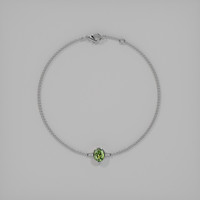 <span>0.96</span>&nbsp;<span class="tooltip-light">Ct.Tw.<span class="tooltiptext">Total Carat Weight</span></span> Gemstone Bracelet, 18K White Gold 3