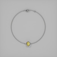 <span>1.05</span>&nbsp;<span class="tooltip-light">Ct.Tw.<span class="tooltiptext">Total Carat Weight</span></span> Gemstone Bracelet, 18K White Gold 3