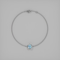 <span>0.98</span>&nbsp;<span class="tooltip-light">Ct.Tw.<span class="tooltiptext">Total Carat Weight</span></span> Gemstone Bracelet, 18K White Gold 3