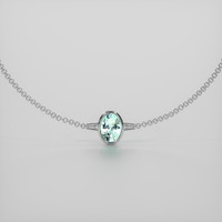 0.81 Ct.Tw. Gemstone Bracelet, 18K White Gold 1