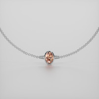 0.90 Ct.Tw. Gemstone Bracelet, 18K White Gold 1