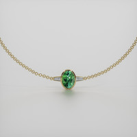 0.73 Ct.Tw. Gemstone Bracelet, 18K Yellow Gold 1