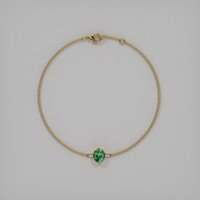 0.73 Ct.Tw. Gemstone Bracelet, 18K Yellow Gold 3