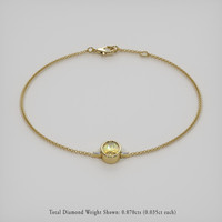 1.05 Ct.Tw. Gemstone Bracelet, 18K Yellow Gold 2