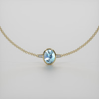 0.98 Ct.Tw. Gemstone Bracelet, 18K Yellow Gold 1