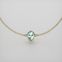 0.81 Ct.Tw. Gemstone Bracelet, 18K Yellow Gold 1