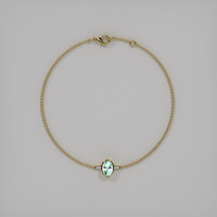 0.81 Ct.Tw. Gemstone Bracelet, 18K Yellow Gold 3