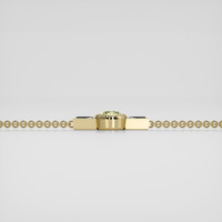<span>0.27</span>&nbsp;<span class="tooltip-light">Ct.Tw.<span class="tooltiptext">Total Carat Weight</span></span> Greenish Yellow Sapphire Bracelet, 18K Yellow Gold 4